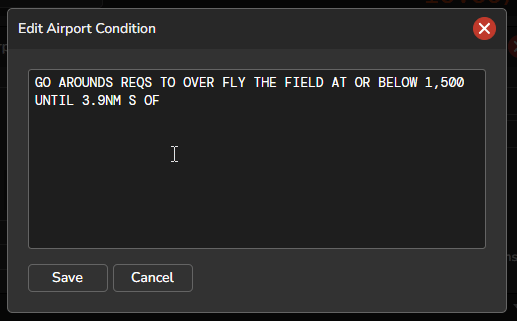 Airport Conditions